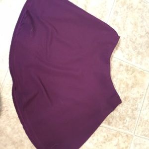 Purple skater skirt