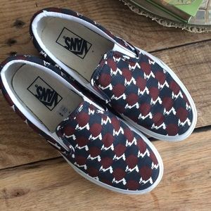 JCREW collaboration Slip on Vans classics