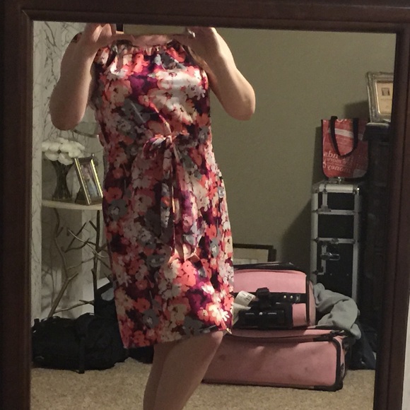 The Limited Dresses Limited Silk Dress With Empire Waist Tie Poshmark