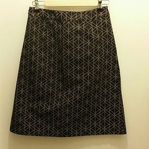 Boden Navy print skirt
