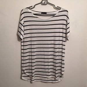 Gap Stripe Drapey Tee