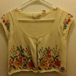 Anthropologist Guinevere cropped cardigan