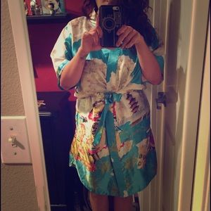 Short Kimono robe
