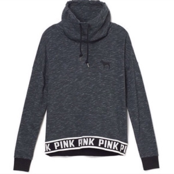 PINK cowl neck sweater
