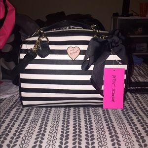 BETSEY JOHNSON BOW STRIPE BAG