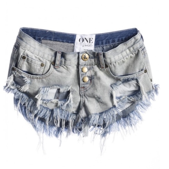 One Teaspoon Pants - One Teaspoon Ivory Bonitas Size 22