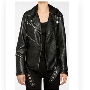 blank NYC faux leather moto jacket.