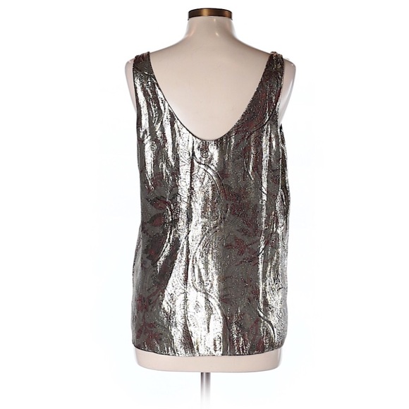 ❌SOLD❌ J Crew Gold Top - Picture 2 of 3