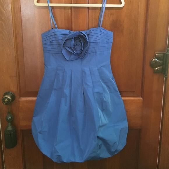 BCBG - strapless blue dress