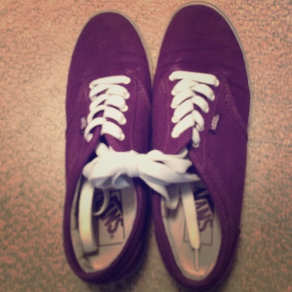 Purple Vans sneakers size 8.5