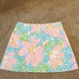 Reduced!! Lilly Pulitzer Skirt w/ Lace Overlay
