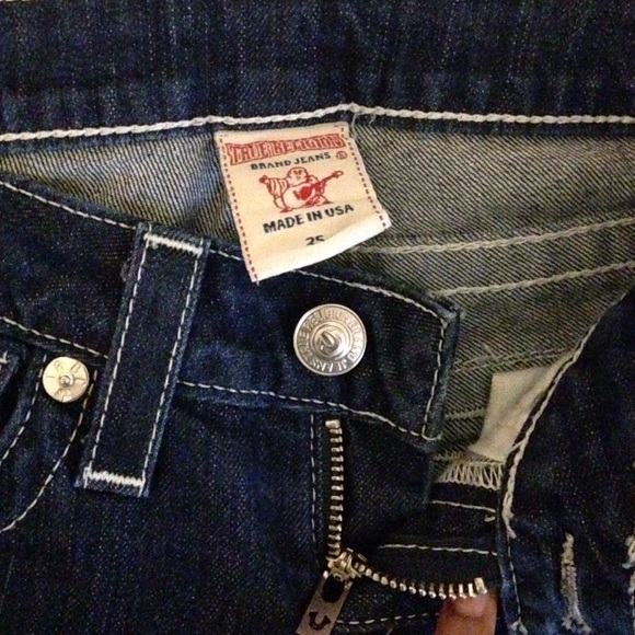 True Religion Blue Jeans size 25 Section: Becky - Picture 2 of 3
