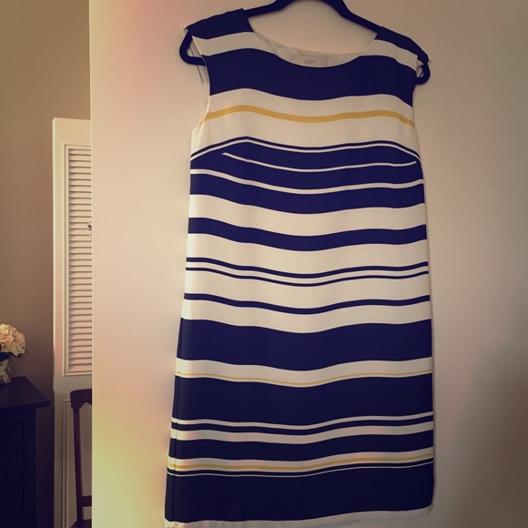 LOFT Striped Dress