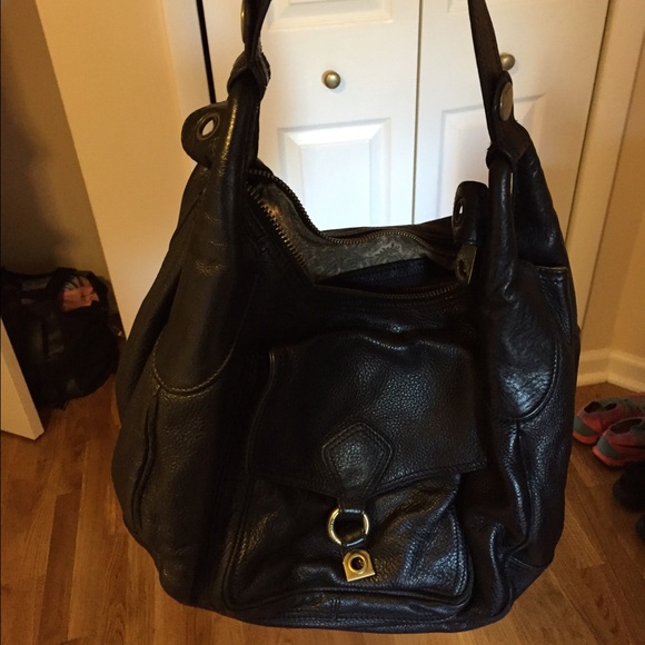 Authentic black leather Marc by Marc Jacobs bag