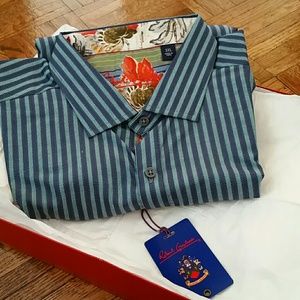 MEN'S Robert Graham long sleeved button down shirt