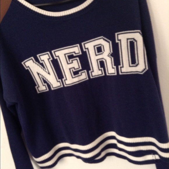 Navy Blue knitted sweater - Picture 1 of 3