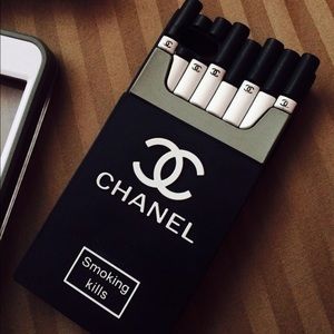 Chanel Logo Smoking Kills iPhone 5/5s Case