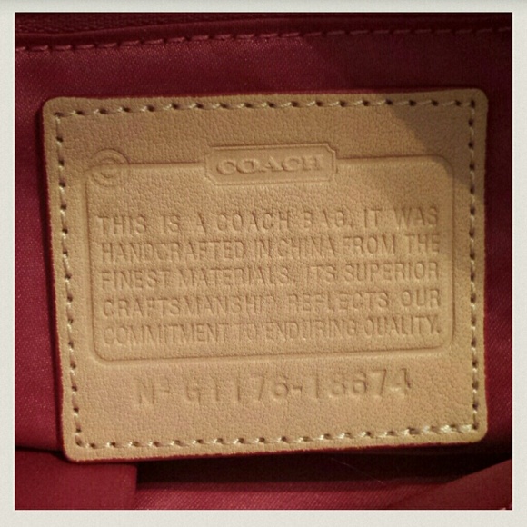 Authentic red Coach purse! - Picture 5 of 5