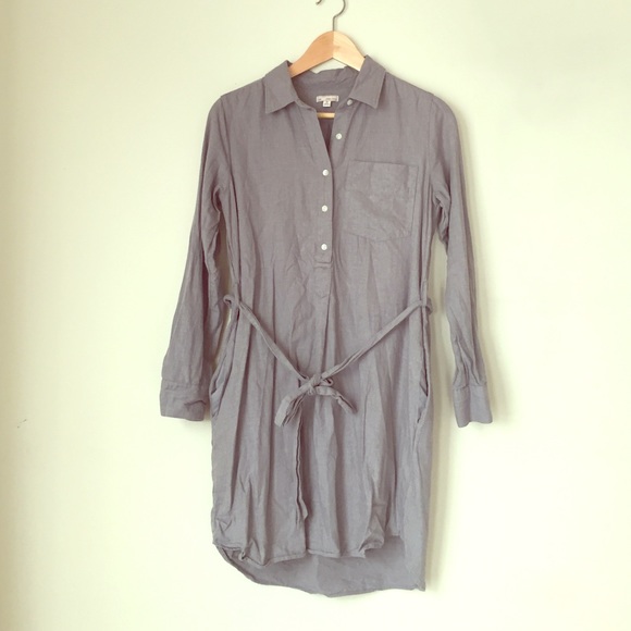 Gap 100% cotton shirt dress