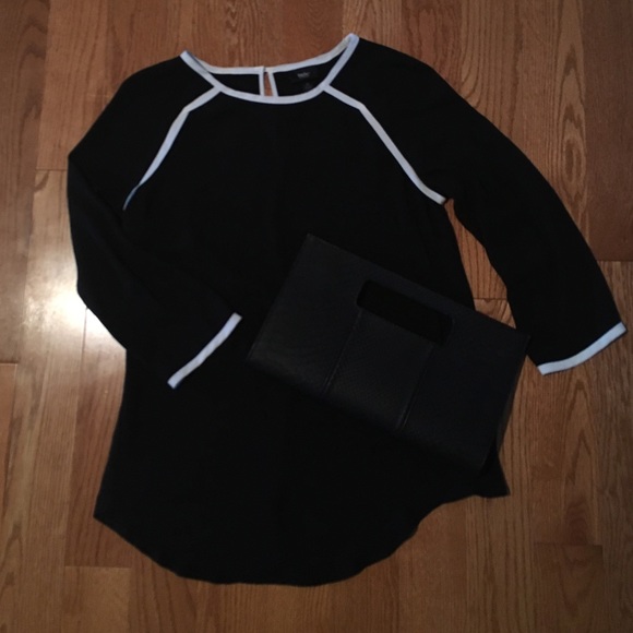 Black & White Work Blouse