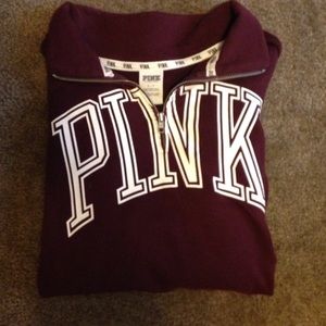 Maroon half zip