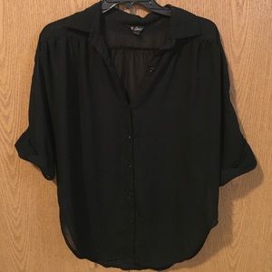 Guess semi sheer top