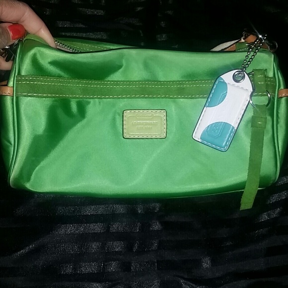 Adorable Green Coach purse
