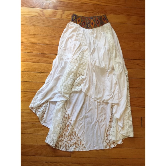 Vintagw Lace White Skirt