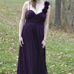 Plum Prom Dress