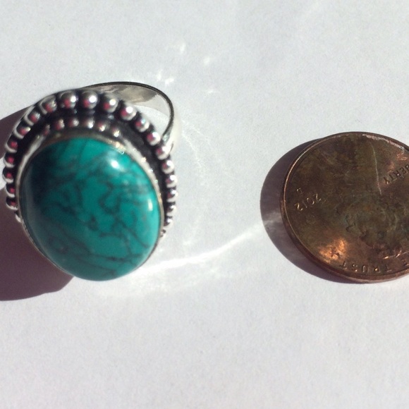 🌠💥⬇️SALE!💥⬇️Turquoise 🎀STERLING SILVER 🎀 - Picture 4 of 4