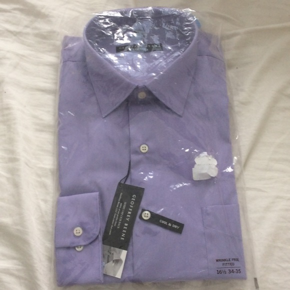 Geoffrey Beene fitted men's dress shirt