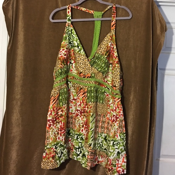 Plus Size Torrid Colorful Tank Top!