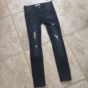 Pacsun Bullhead super skinny ripped jeans