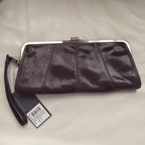 Kenneth Cole reaction dark brown clutch bag