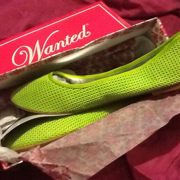 Ballet flats NEW lime green