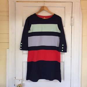 Anthropologie Color Block Tunic Dress