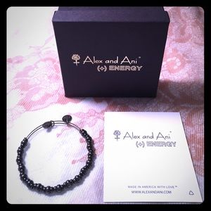 Alex and Ani - Black Nile Beaded Bangle Bracelet