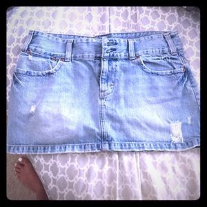AEO denim mini skirt size 14