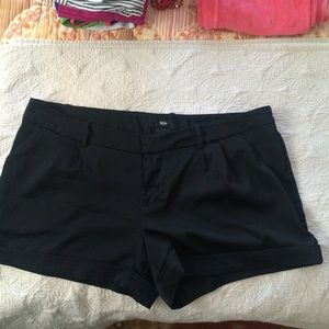 Mossimo Black silk shorts