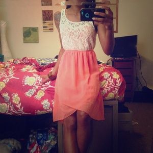Sold on Mercari 😋 Lovely Coral Rue 21 Dress 🎀