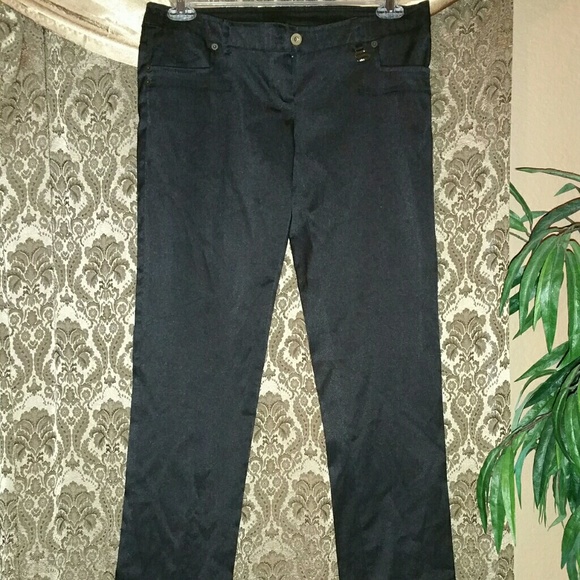 Italian Designer Tatie' Black Pants
