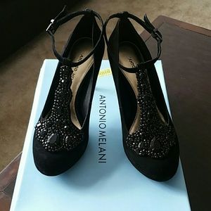 Antonio Melani "Genevive" in black suede