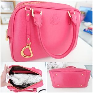 Ralph Lauren Sloan Street Dome Satchel Purse