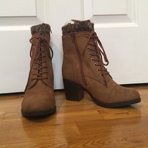 JustFab Carlona Heeled Boot
