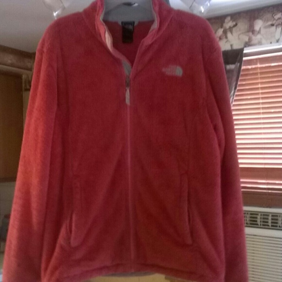 Coral fuzzy NorthFace XL