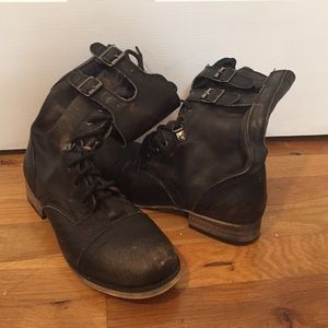 Aldo Distressed Leather Boot