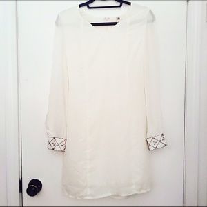 Anthropologie white dress