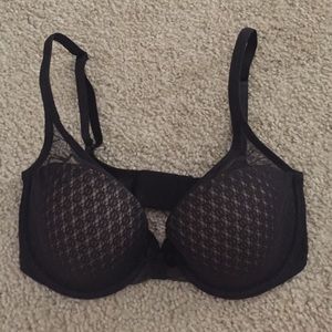 Victoria's Secret black Demi bra 32DD