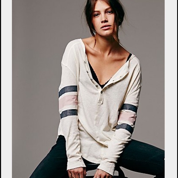 Free people ivory tunic top