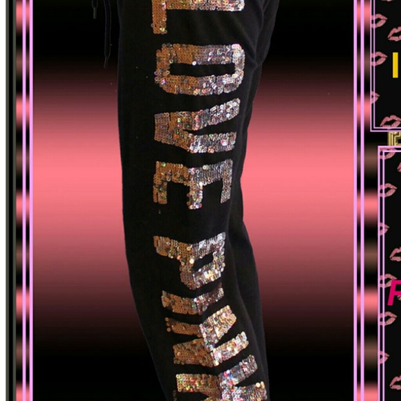 PINK varsity pants